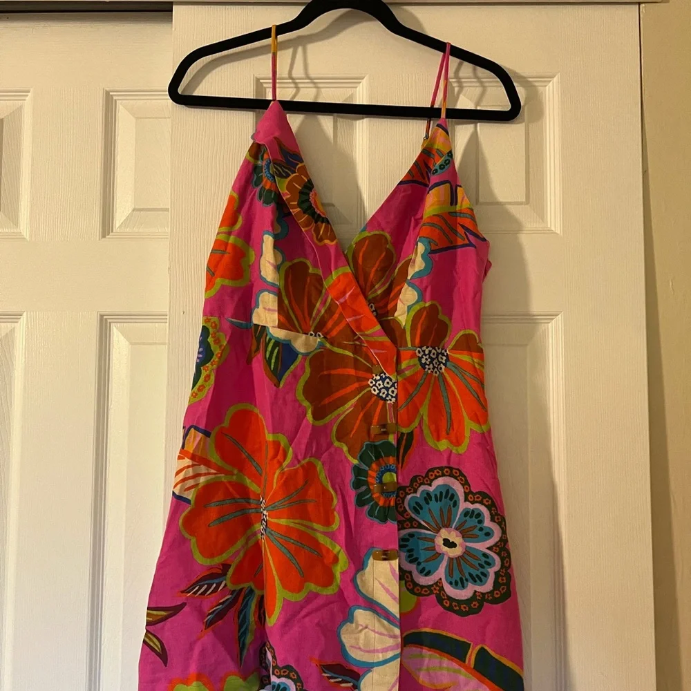 NWT FARM Rio Garden Wrap-Style Mini Dress - Picture 6 of 10